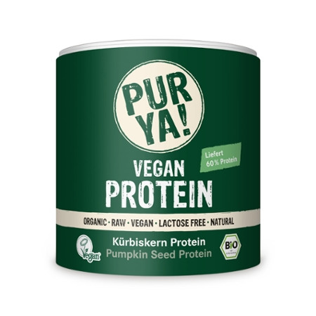 PURYA! Vegan Protein - Kürbiskern Protein, BIO, 250 g