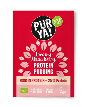 PURYA! Proteinpudding, Creamy Strawberry, BIO, 44g