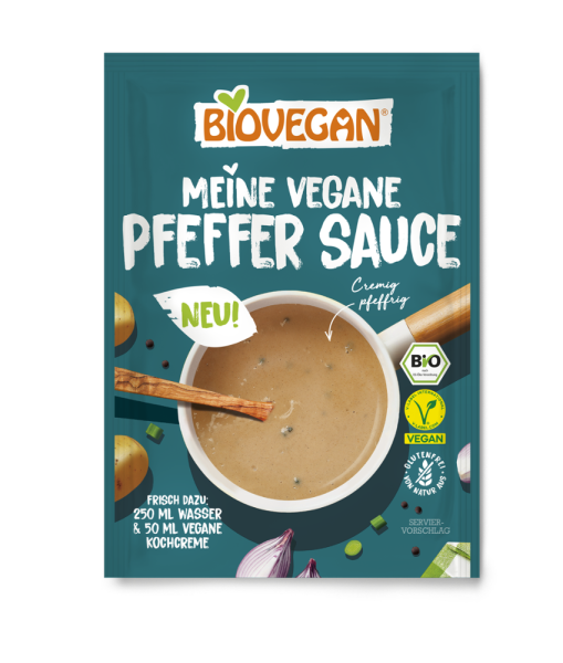 BIOVEGAN Meine vegane Sauce, Pfeffer, BIO