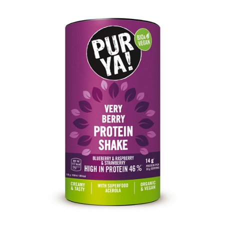 PURYA! Protein Shake, Very Berry Acerola, BIO, 480g