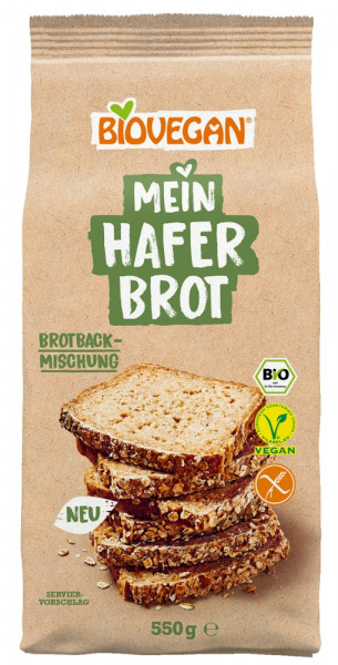 BIOVEGAN Mein Haferbrot, BIO