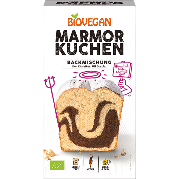 BIOVEGAN Marmorkuchen Backmischung, BIO