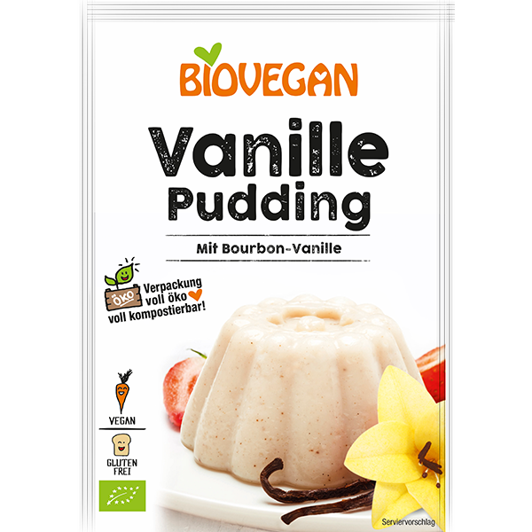 BIOVEGAN Pudding Vanille, BIO