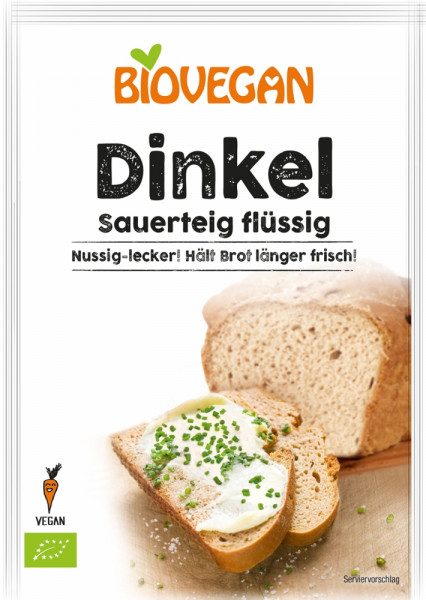 BIOVEGAN Dinkel Sauerteig flüssig, BIO