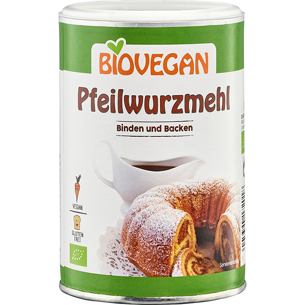 BIOVEGAN Pfeilwurzmehl, BindeFIX, BIO
