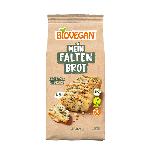 BIOVEGAN Meine Brotbackmischung Faltenbrot, Bio