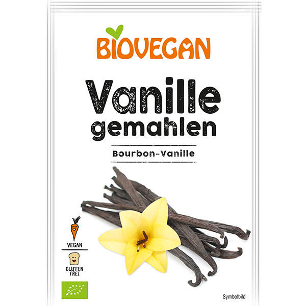 BIOVEGAN Vanille gemahlen, BIO