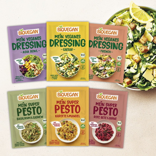 BIOVEGAN Mein Super Pesto-Dressing 6er-Set