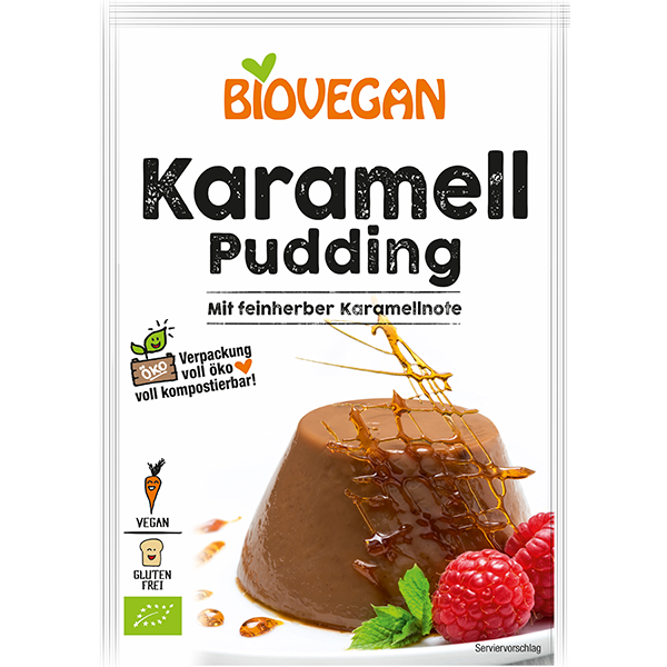 BIOVEGAN Karamell Pudding, BIO