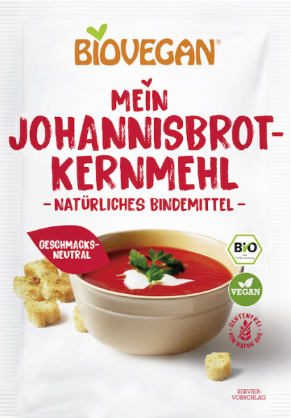 BIOVEGAN Johannisbrotkernmehl, BindeFIX