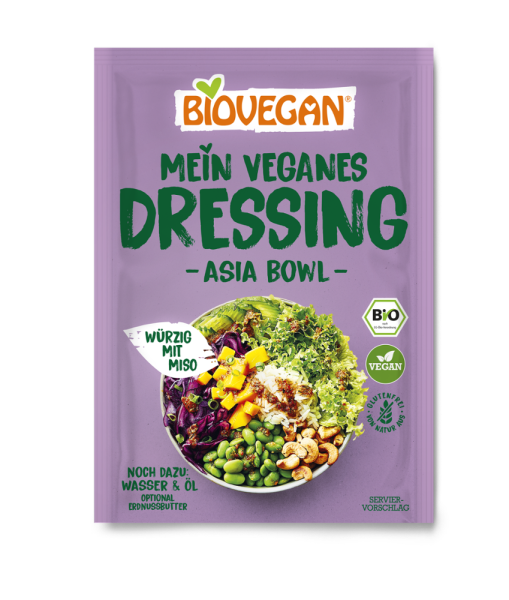 BIOVEGAN Mein veganes Dressing, Asia Bowl, Bio