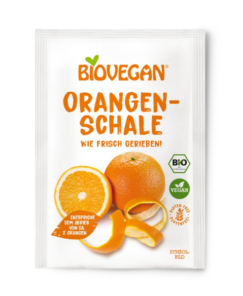 BIOVEGAN Meine Orangenschale, gerieben, BIO