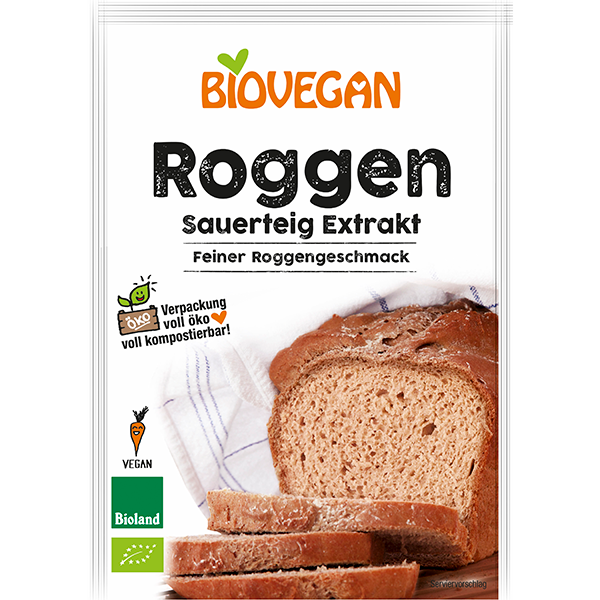 BIOVEGAN Roggen Extra Sauerteig, BIO