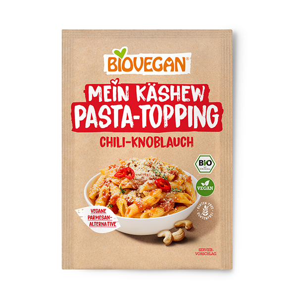 BIOVEGAN Mein Pasta Topping, Chili-Knoblauch, BIO