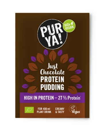 PURYA! Proteinpudding, Just Chocolate, BIO, 46g