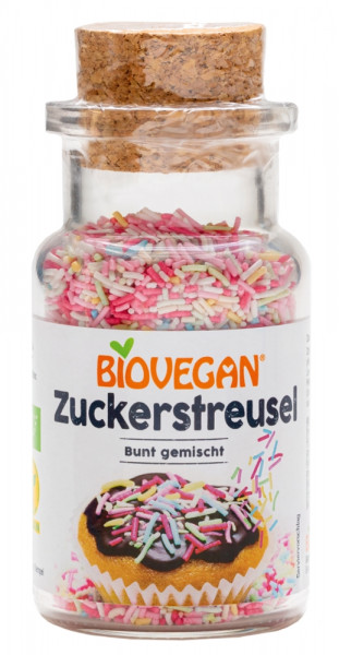 BIOVEGAN Zuckerstreusel im Glas, BIO
