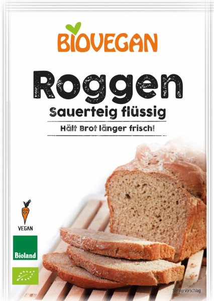 BIOVEGAN Roggen Sauerteig flüssig, BIO