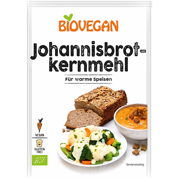BIOVEGAN Johannisbrotkernmehl, BindeFIX, BIO