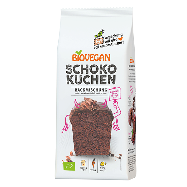 BIOVEGAN Schokoladenkuchen Backmischung, BIO