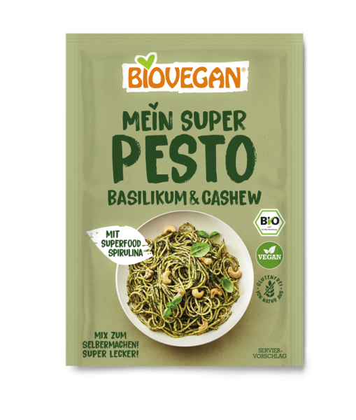BIOVEGAN Mein Super Pesto, Basilikum, Bio
