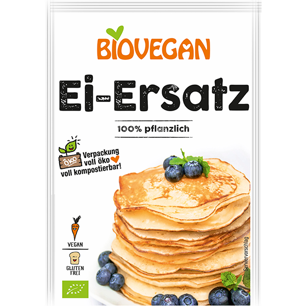 BIOVEGAN Ei-Ersatz, kurzes MHD