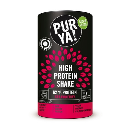 PURYA! High Protein Shake, Erdbeere, 500g