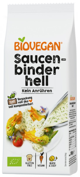 BIOVEGAN Saucenbinder hell instant, 100 g Tüte, BIO