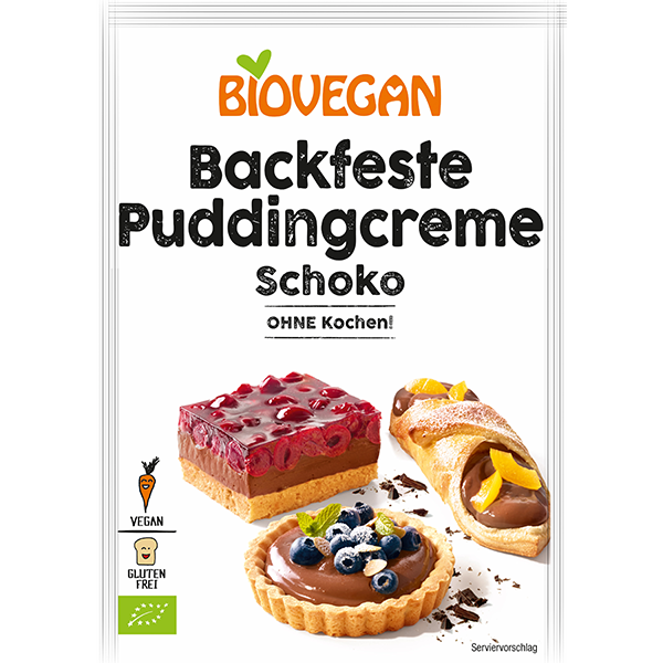 BIOVEGAN Puddingcreme backfest Schoko, BIO